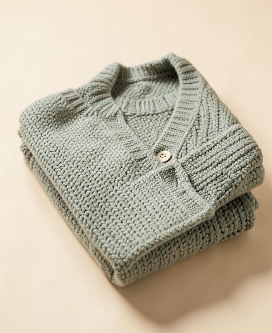 Moss Knit Cardigan