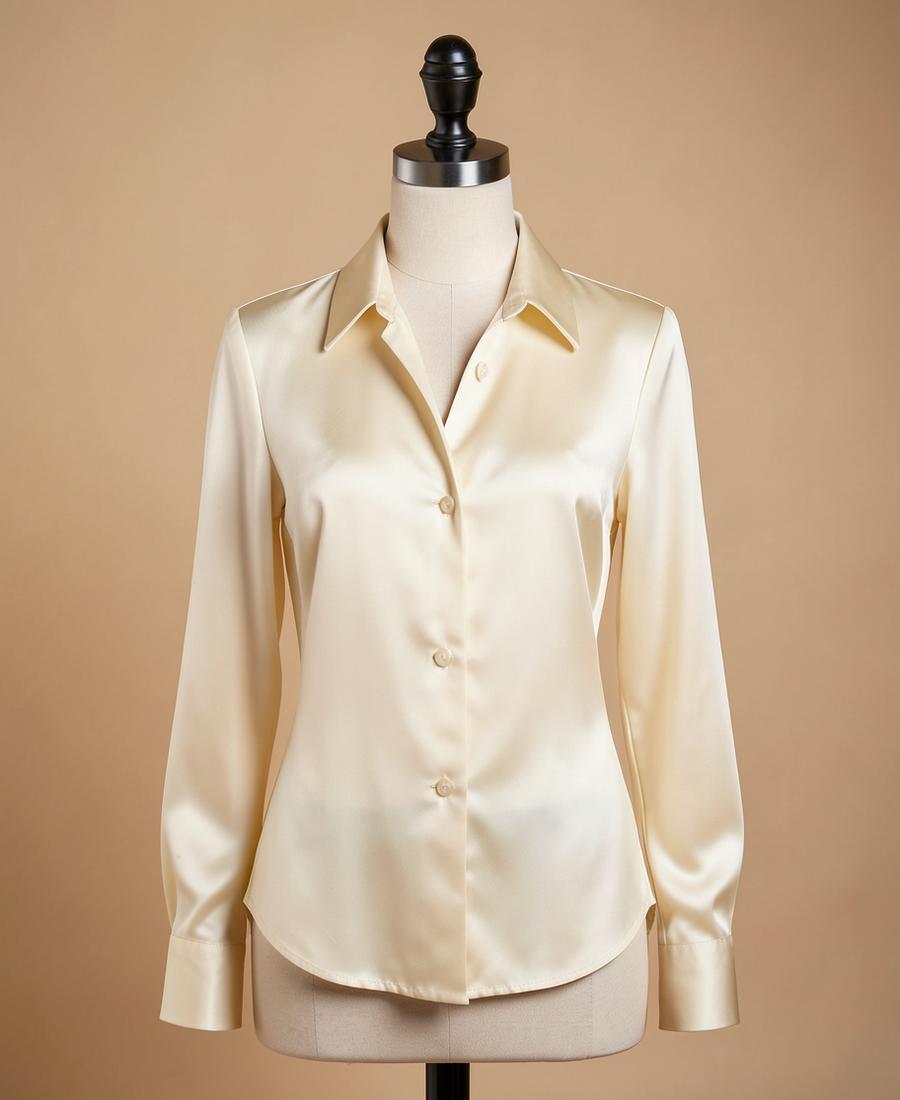 Ivory Silk Blouse